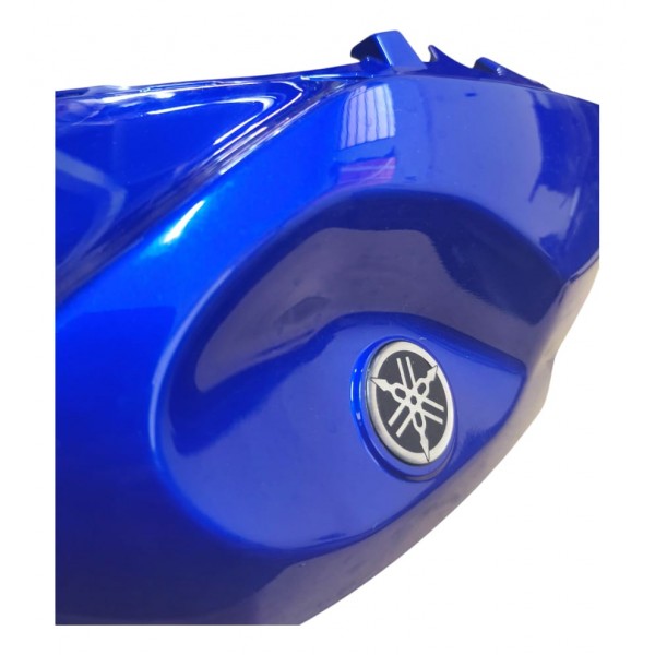 Capa Do Tanque Esquerda Yamaha Fazer 250 Fz25 Original Azul