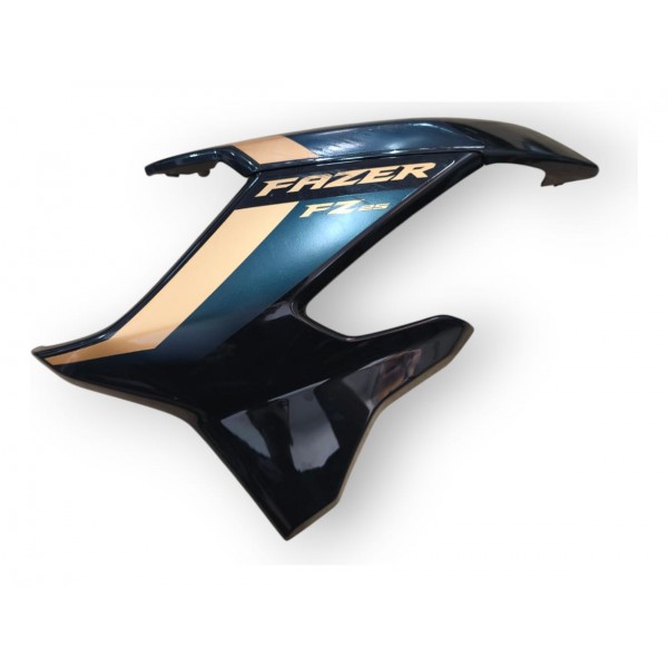 Carenagem Aba Tanque Esquerdo Yamaha Fz25 Fazer 250 18 A 22 Verde-escuro E Dourado