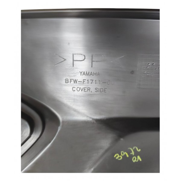 Tampa Lateral Yamaha Fz 15 2022 A 2024 Esquerdo Original Preto