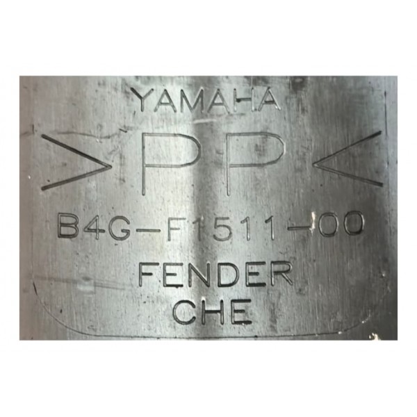 Paralama Dianteiro Yamaha Preto Fz15 2023 A 2024 Original Dianteiro