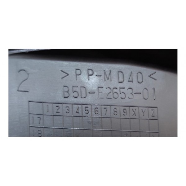 Captador De Ar Do Cilindro Yamaha Fluo 125 2023 A 2025 Preta