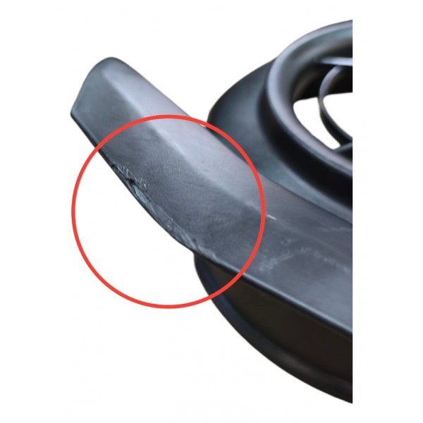 Captador De Ar Do Cilindro Yamaha Fluo 125 2023 A 2025 Preta