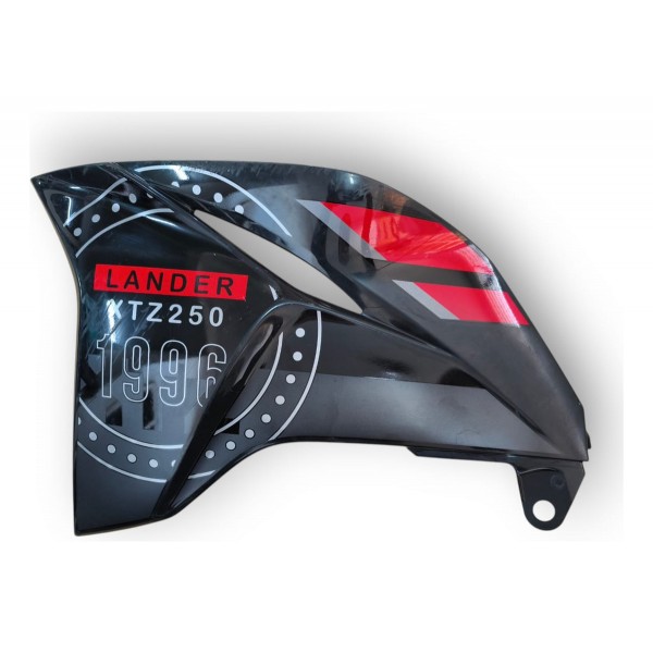 Carenagem Aba Inferior Esquerda Tanque Xtz 250 Lander Yamaha Preto