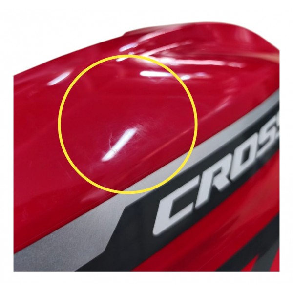 Aba Do Tanque Esquerda Yamaha Crosser 150 Original Vermelho