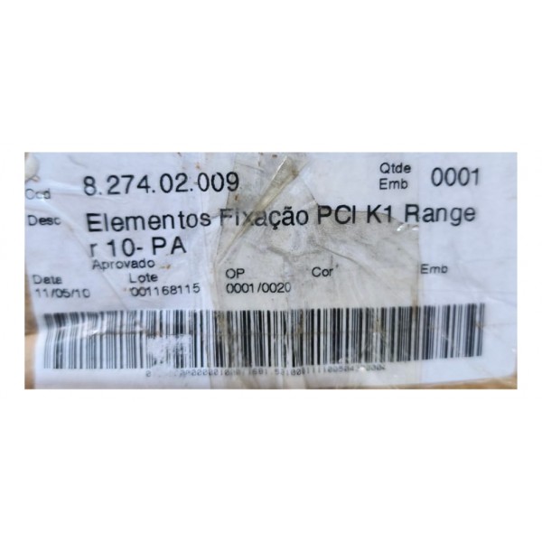 Quebra Mato Ford Ranger 2010 2011 2012 Original Cromado