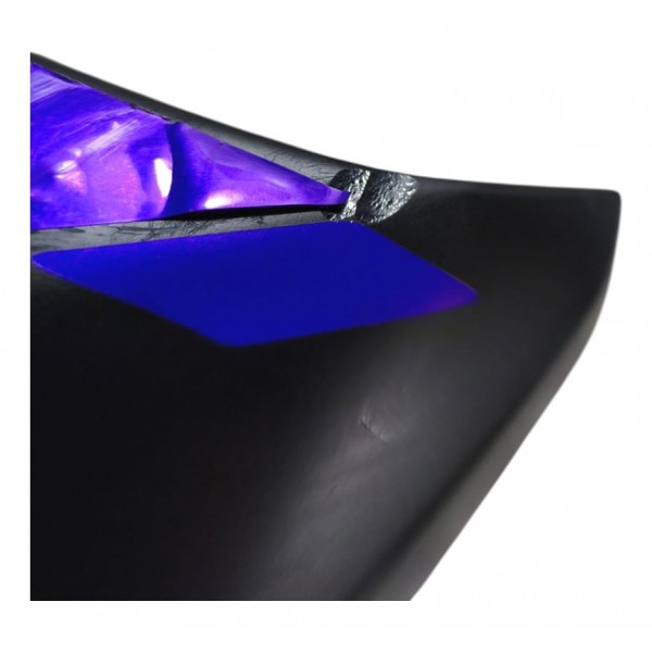 Aba Tanque Direito Yamaha Fazer 250 2023 A 2024 Preto Com Roxo