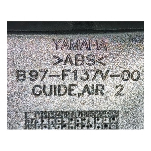 Carenagem Aba Direita Yamaha Fz 25 Fazer 250 Original 2017 Preto Verde E Dourado