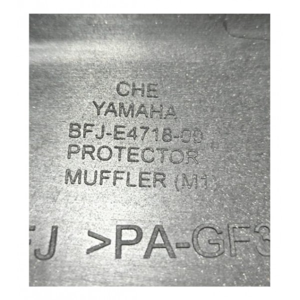 Protetor Escapamento Yamaha Fz15 2022 2023 2024 Original