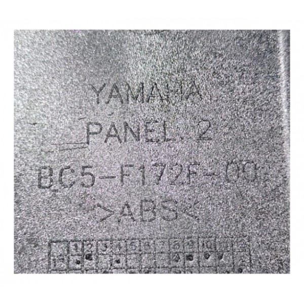 Carenagem Tampa Yamaha Fz25 Fazer 250 2018 Lateral Direita Preto Brilhante