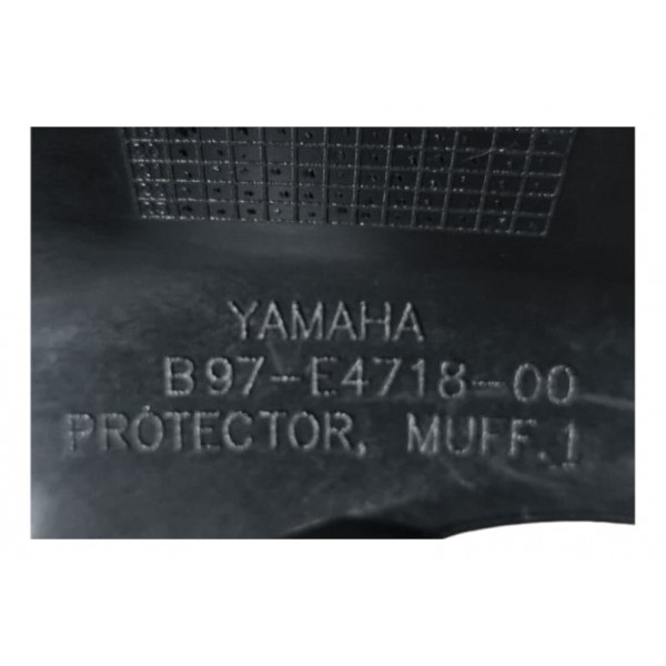 Protetor De Escapamento Preto Yamaha Fz25 Fazer 250 2018
