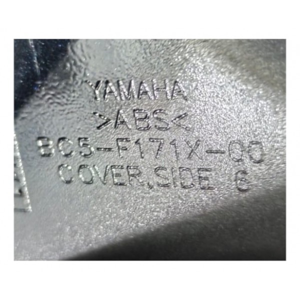 Carenagem Rabeta Direita Yamaha Fazer 250 2019 A 2022 Preto Vermelho Branco