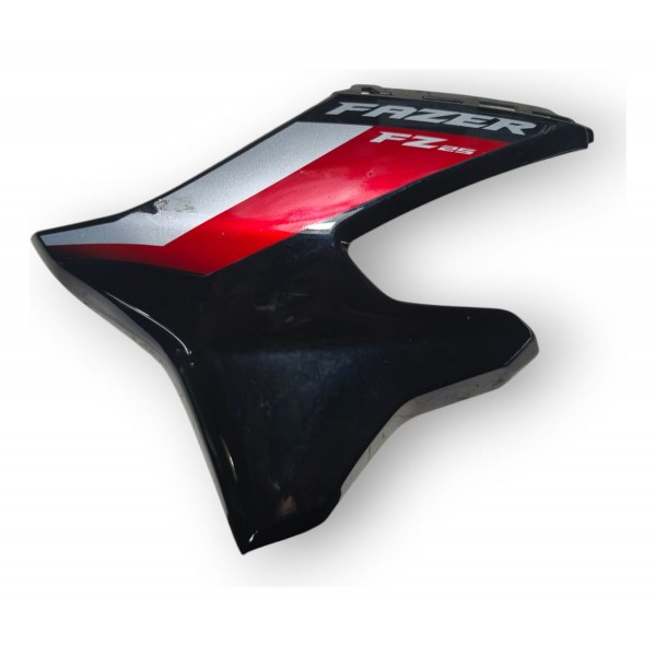 Carenagem Aba Tanque Esquerdo  Fz25 Fazer 250 Yamaha 18 A 22 Preto Branco E Vermelho