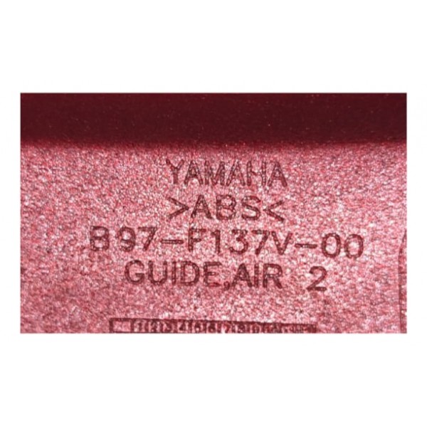 Carenagem Aba Direita Yamaha Fz 25 Fazer 250 2017 Original Vermelho