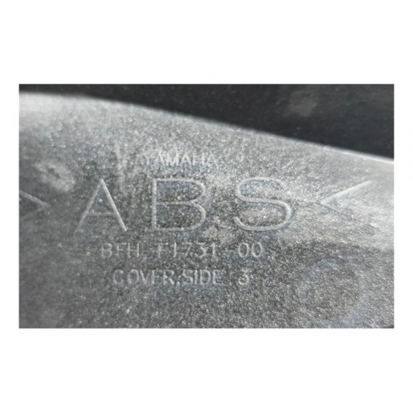 Carenagem Tampa Lateral Esquerda Fazer Fz15 2023 A 2024 Cinza-escuro