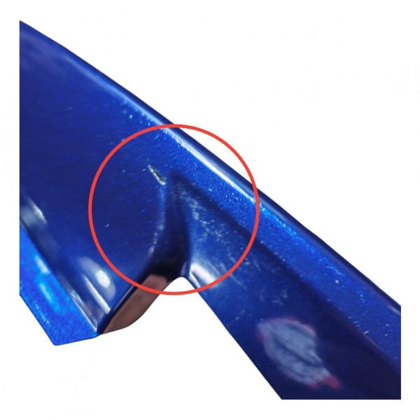 Tampa Traseira Esquerda Preto Yamaha Factor 125 150 Azul