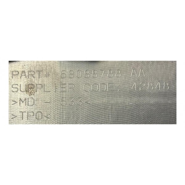 Spoiler Parachoque Fiat Freemont Traseiro 2014 Original Preto