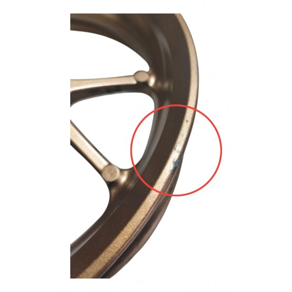 Aro Da Roda Dianteira Nmax 160 2018 A 2021 Original Dourado-escuro