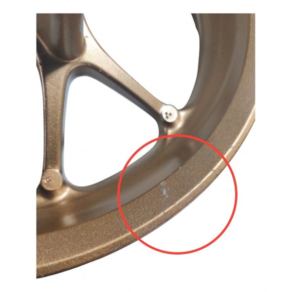 Aro Da Roda Dianteira Nmax 160 2018 A 2021 Original Dourado-escuro