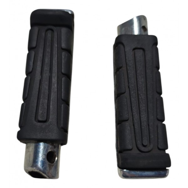 Par Pedaleira Traseira Ybr125 Factor125 Factor150 Fazer150