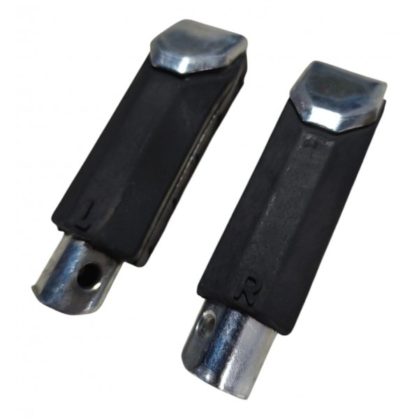 Par Pedaleira Traseira Ybr125 Factor125 Factor150 Fazer150