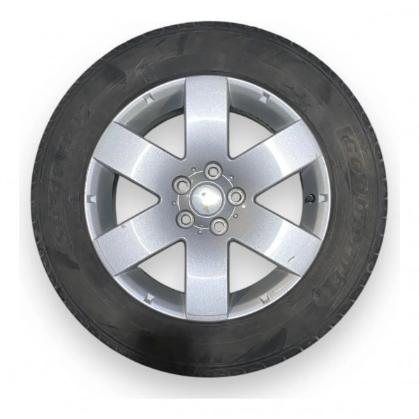 Jogo Roda Com Pneu Aro 17 Gm Chevrolet Captiva Prateado