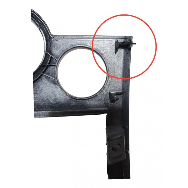 Moldura Painel Central Comando Ar Renault Megane 2011 Origin