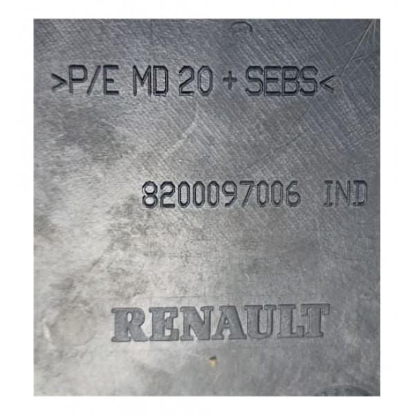 Grade Churrasqueira Original Renault Megane 2003 A 2013 Preto Fosco