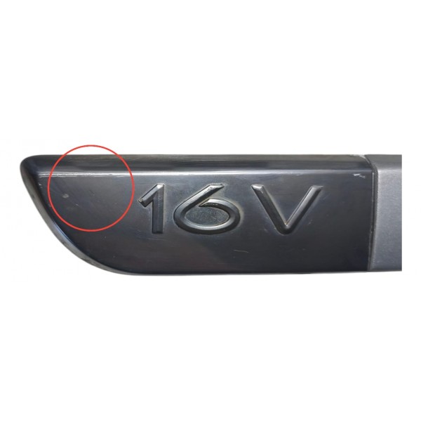Friso Porta Dianteira Esquerda Megane 2006 A 2013 Detalhe Prateado