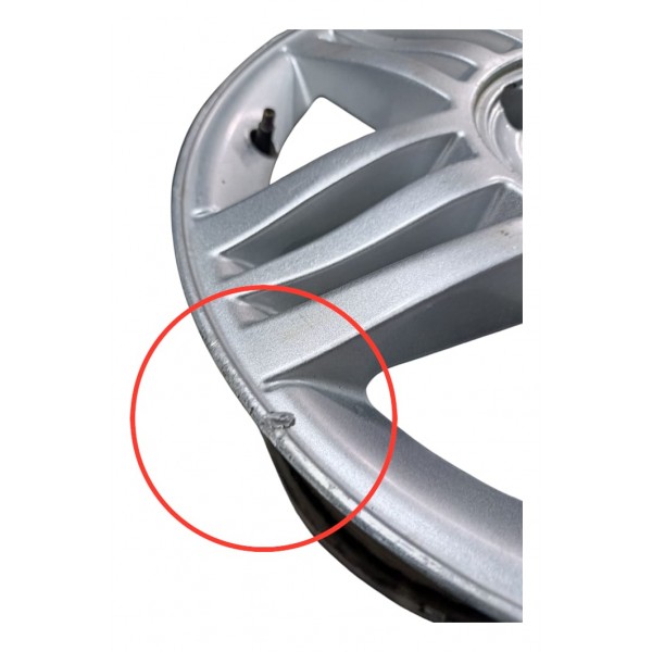 Roda Aro 16 Original Renault Megane Grand Tour Com Detalhe Prateado