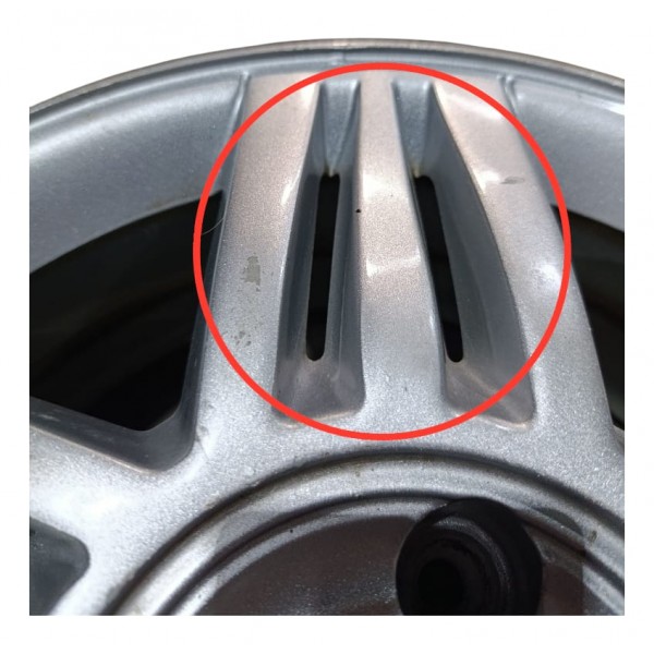 Roda Aro 16 Original Renault Megane Grand Tour Com Detalhe Prateado