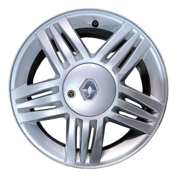 Roda Aro 16 Renault Megane Grand Tour Com Detalhe Prateado
