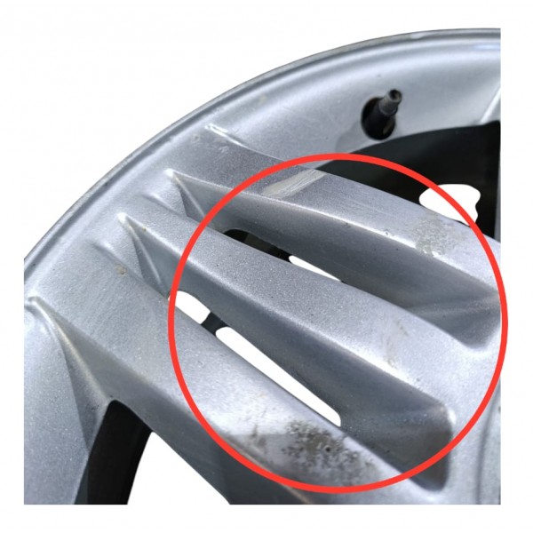 Roda Aro 16 Renault Megane Grand Tour Original Detalhe Prateado