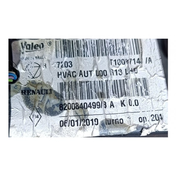 Caixa Evaporadora Renault Megane 2007 A 2012 Digital