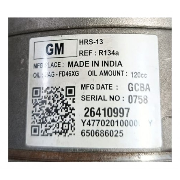 Compressor Onix Plus/prisma Plus/tracker 2020 A 2024