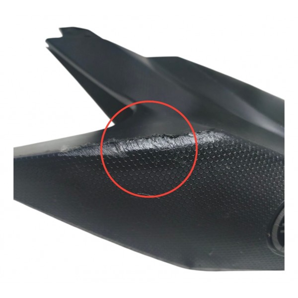 Carenagem Aba Tanque Direita Yamaha Factor 150 2017 Detalhe Preto