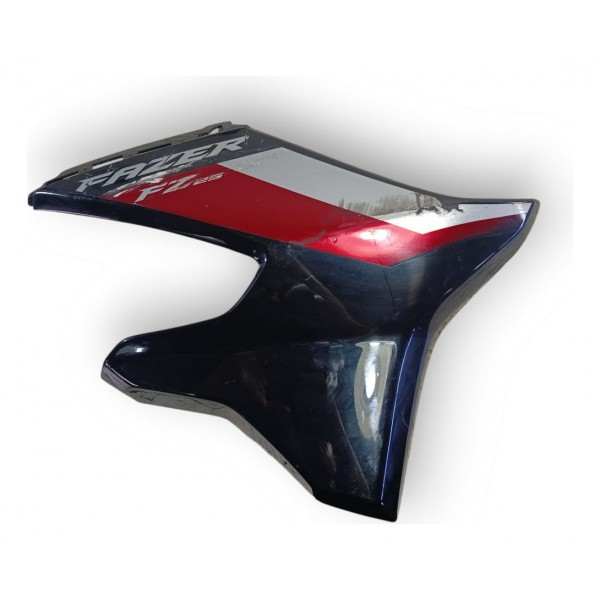 Asa Tanque Yamaha Fazer 250 Esquerda 2018 Detalhe Preto Vermelho Cinza
