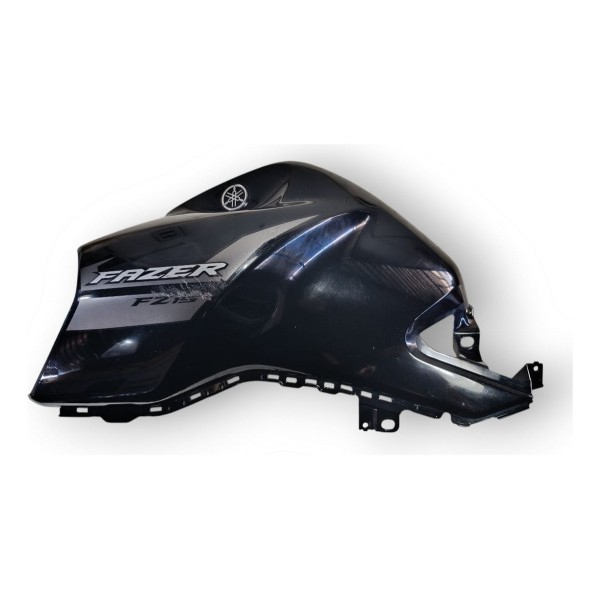 Carenagem Aba Esq Tanque Yamaha Fz15 2023 Com Detalhe Preto Cinza