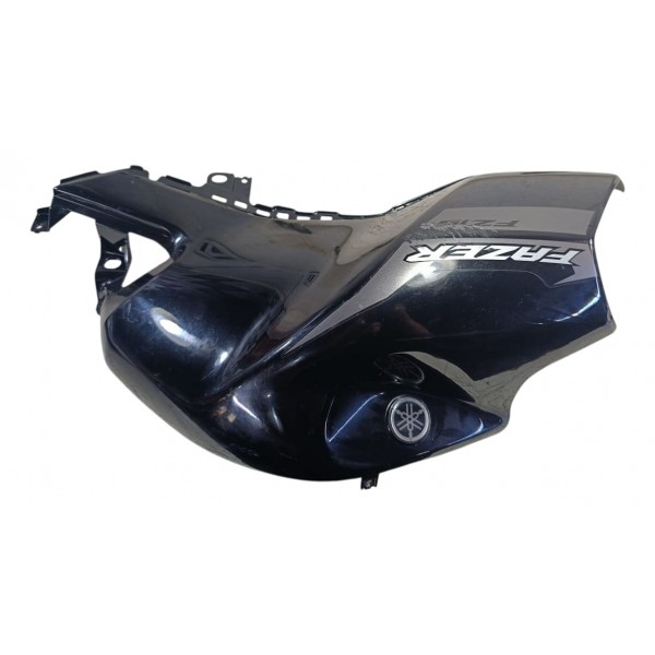 Carenagem Aba Esq Tanque Yamaha Fz15 2023 Com Detalhe Preto Cinza
