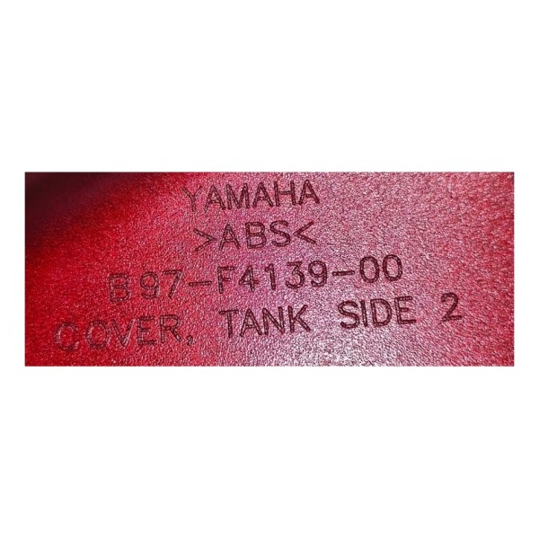 Capa Tanque Direito Yamaha Fazer 250 Fz25 2020 2024 Detalhe Vermelho