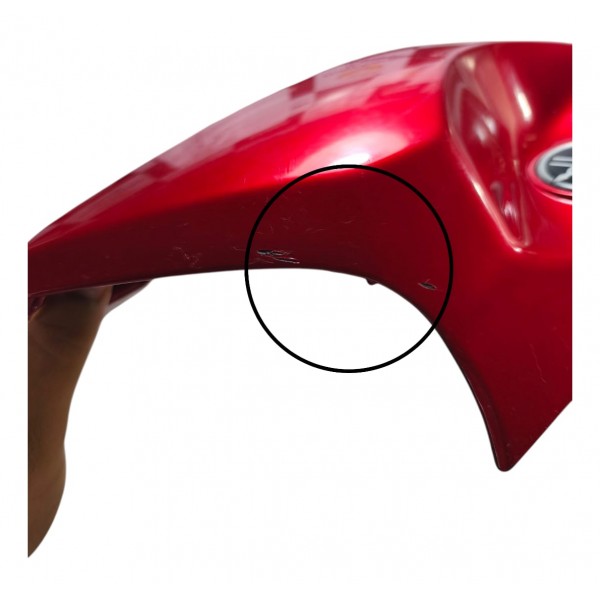 Capa Tanque Direito Yamaha Fazer 250 Fz25 2020 2024 Detalhe Vermelho