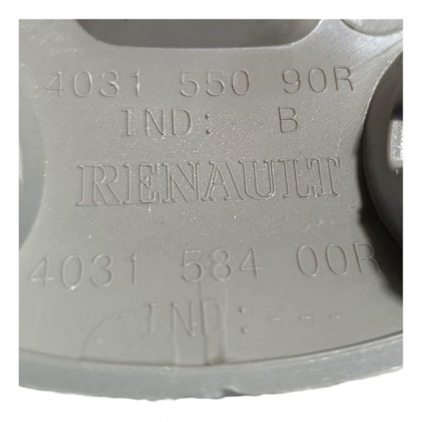 Calota Central Original Renault Duster Prata Prateado