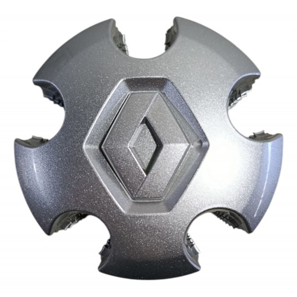 Calota Central Original Renault Duster Prata Prateado
