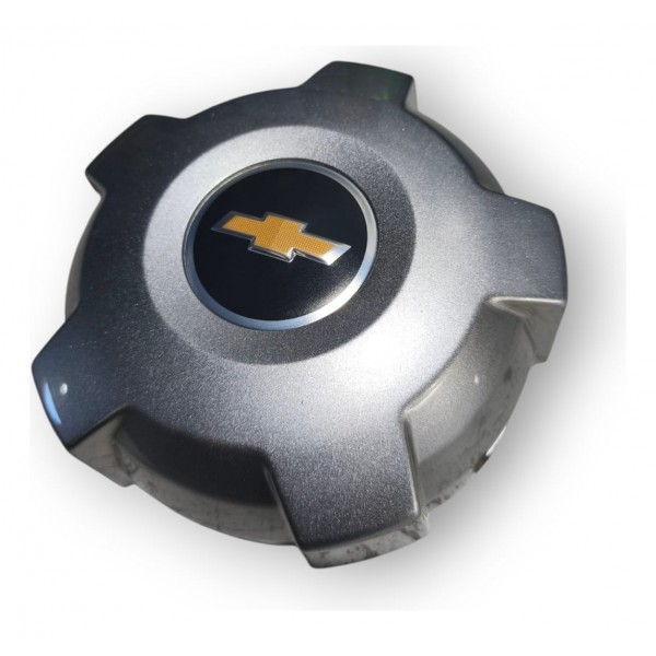 Calota Central Roda Chevrolet Gm S10 Original Prateado