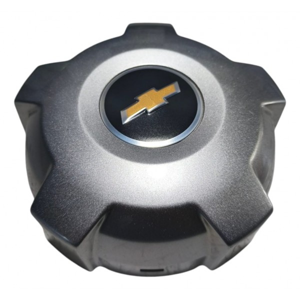 Calota Central Roda Chevrolet Gm S10 Original Prateado