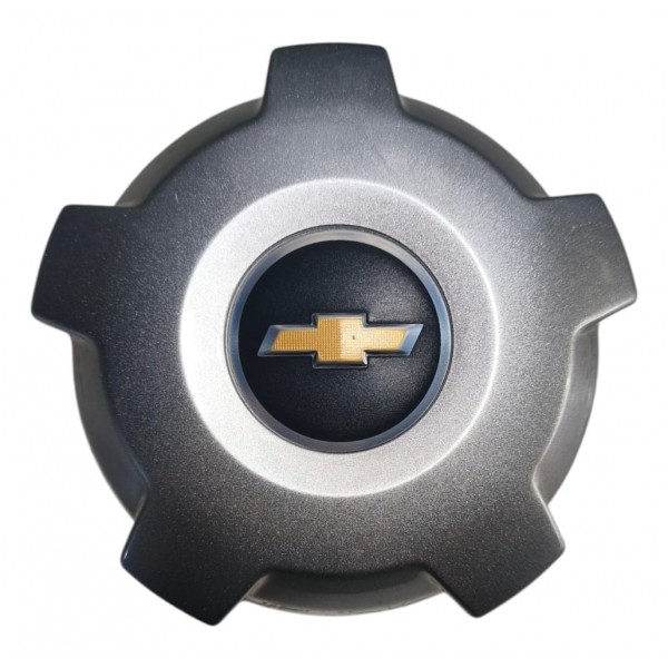 Calota Central Roda Chevrolet Gm S10 Original Prateado
