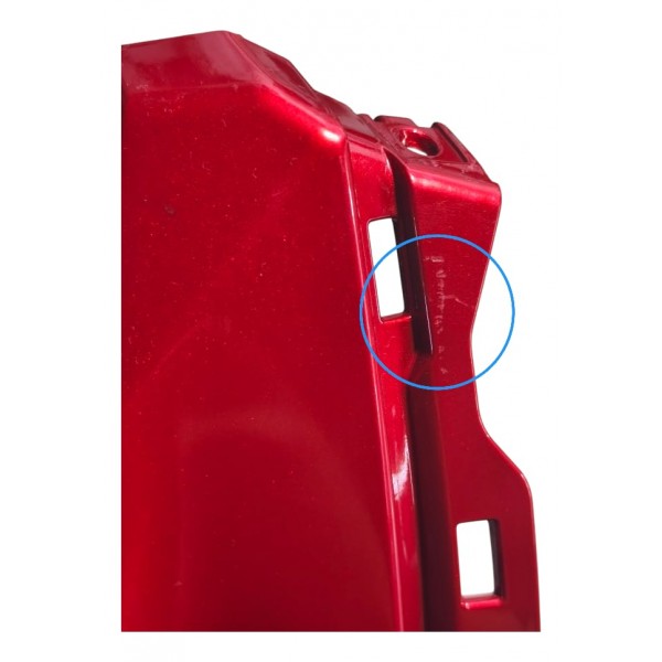 Capa Tanque Yamaha Fazer 250 Fz25 2018 A 2025 Esquerda Vermelho