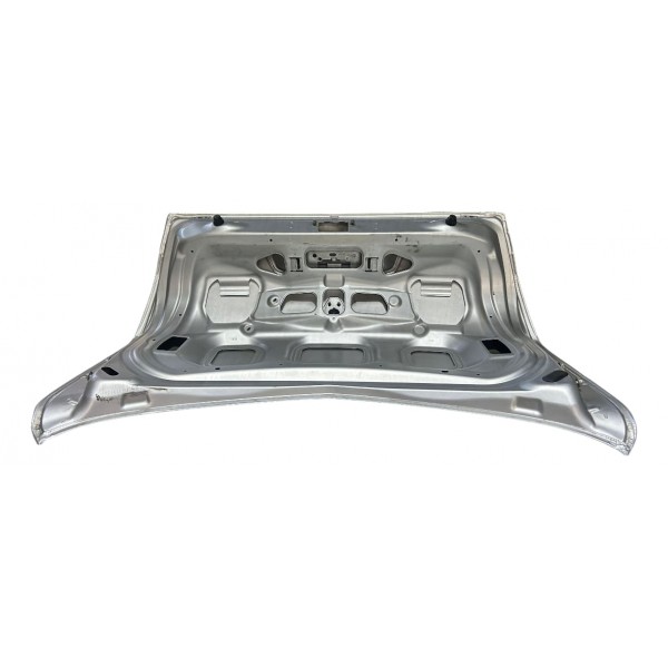 Tampa Traseira Megane Sedan 2007 A 2010 Original Com Detalhe Prateado