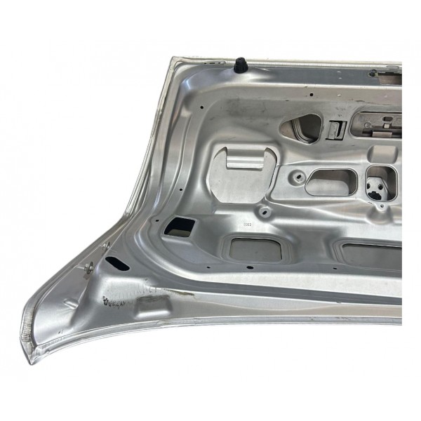 Tampa Traseira Megane Sedan 2007 A 2010 Original Com Detalhe Prateado