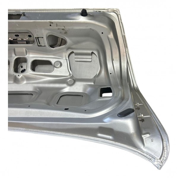 Tampa Traseira Megane Sedan 2007 A 2010 Original Com Detalhe Prateado