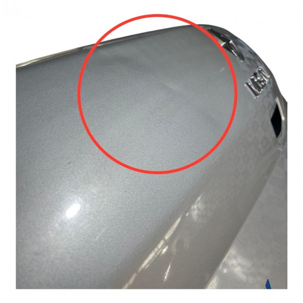 Tampa Traseira Megane Sedan 2007 A 2010 Original Com Detalhe Prateado